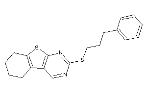 2-(3-phenylpropylthio)-5,6,7,8-tetrahydrobenzothiopheno[2,3-d]pyrimidine