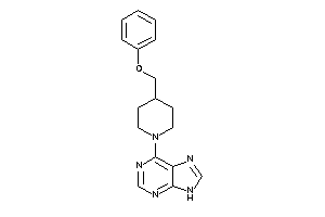 6-[4-(phenoxymethyl)piperidino]-9H-purine