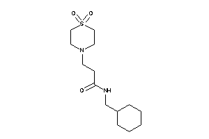 N-(cyclohexylmethyl)-3-(1,1-diketo-1,4-thiazinan-4-yl)propionamide