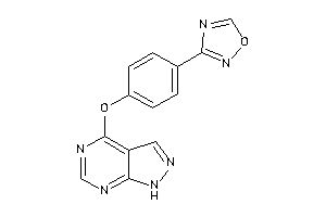 3-[4-(1H-pyrazolo[3,4-d]pyrimidin-4-yloxy)phenyl]-1,2,4-oxadiazole