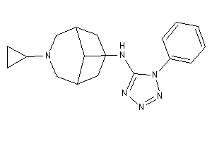 Image of (3-cyclopropyl-3-azabicyclo[3.3.1]nonan-9-yl)-(1-phenyltetrazol-5-yl)amine