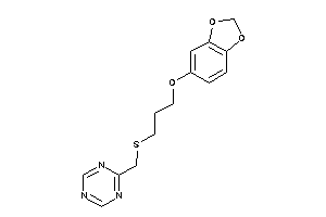 2-[[3-(1,3-benzodioxol-5-yloxy)propylthio]methyl]-s-triazine