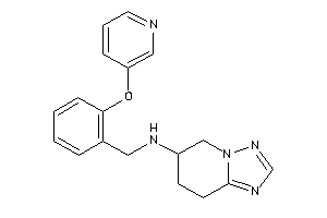 [2-(3-pyridyloxy)benzyl]-(5,6,7,8-tetrahydro-[1,2,4]triazolo[1,5-a]pyridin-6-yl)amine