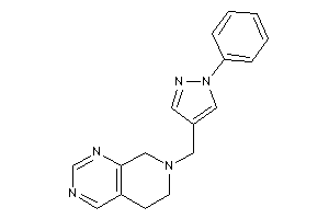 7-[(1-phenylpyrazol-4-yl)methyl]-6,8-dihydro-5H-pyrido[3,4-d]pyrimidine