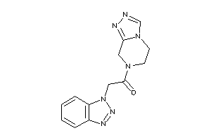 2-(benzotriazol-1-yl)-1-(6,8-dihydro-5H-[1,2,4]triazolo[4,3-a]pyrazin-7-yl)ethanone