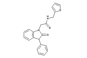 N-(2-furfuryl)-2-(2-keto-3-phenyl-indolin-1-yl)acetamide