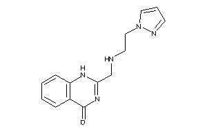 2-[(2-pyrazol-1-ylethylamino)methyl]-1H-quinazolin-4-one