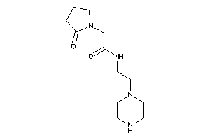 2-(2-ketopyrrolidino)-N-(2-piperazinoethyl)acetamide