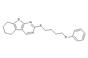 2-(4-phenoxybutylthio)-5,6,7,8-tetrahydrobenzothiopheno[2,3-d]pyrimidine