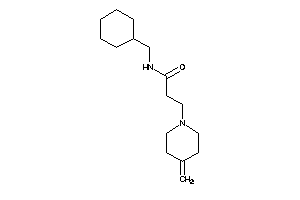 N-(cyclohexylmethyl)-3-(4-methylenepiperidino)propionamide