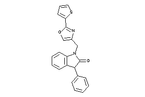 3-phenyl-1-[[2-(2-thienyl)oxazol-4-yl]methyl]oxindole