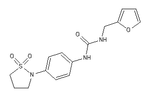 1-[4-(1,1-diketo-1,2-thiazolidin-2-yl)phenyl]-3-(2-furfuryl)urea