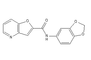 N-(1,3-benzodioxol-5-yl)furo[3,2-b]pyridine-2-carboxamide