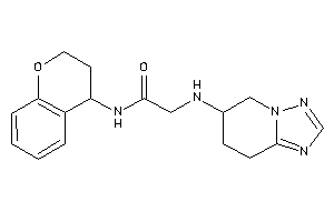 N-chroman-4-yl-2-(5,6,7,8-tetrahydro-[1,2,4]triazolo[1,5-a]pyridin-6-ylamino)acetamide