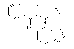 N-cyclopropyl-2-phenyl-2-(5,6,7,8-tetrahydro-[1,2,4]triazolo[1,5-a]pyridin-6-ylamino)acetamide