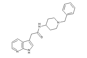 N-(1-benzyl-4-piperidyl)-2-(1H-pyrrolo[2,3-b]pyridin-3-yl)acetamide