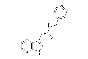 N-(4-pyridylmethyl)-2-(1H-pyrrolo[2,3-b]pyridin-3-yl)acetamide