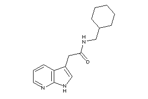 N-(cyclohexylmethyl)-2-(1H-pyrrolo[2,3-b]pyridin-3-yl)acetamide