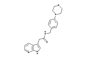 N-(4-morpholinobenzyl)-2-(1H-pyrrolo[2,3-b]pyridin-3-yl)acetamide