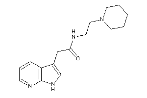 N-(2-piperidinoethyl)-2-(1H-pyrrolo[2,3-b]pyridin-3-yl)acetamide