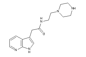 Image of N-(2-piperazinoethyl)-2-(1H-pyrrolo[2,3-b]pyridin-3-yl)acetamide