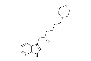 N-(3-morpholinopropyl)-2-(1H-pyrrolo[2,3-b]pyridin-3-yl)acetamide
