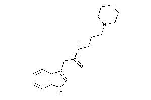N-(3-piperidinopropyl)-2-(1H-pyrrolo[2,3-b]pyridin-3-yl)acetamide