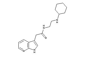 N-[2-(cyclohexylamino)ethyl]-2-(1H-pyrrolo[2,3-b]pyridin-3-yl)acetamide