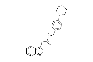 N-(4-morpholinobenzyl)-2-(2H-pyrrolo[2,3-b]pyridin-3-yl)acetamide