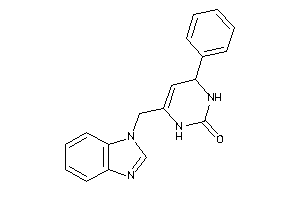 6-(benzimidazol-1-ylmethyl)-4-phenyl-3,4-dihydro-1H-pyrimidin-2-one