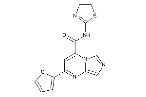 Image of 2-(2-furyl)-N-thiazol-2-yl-imidazo[1,5-a]pyrimidine-4-carboxamide