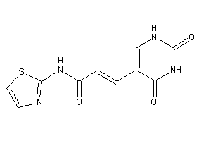 3-(2,4-diketo-1H-pyrimidin-5-yl)-N-thiazol-2-yl-acrylamide