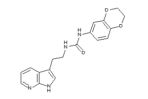 Image of 1-(2,3-dihydro-1,4-benzodioxin-6-yl)-3-[2-(1H-pyrrolo[2,3-b]pyridin-3-yl)ethyl]urea