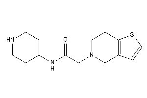 2-(6,7-dihydro-4H-thieno[3,2-c]pyridin-5-yl)-N-(4-piperidyl)acetamide