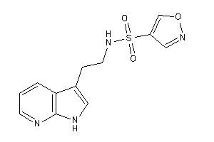 N-[2-(1H-pyrrolo[2,3-b]pyridin-3-yl)ethyl]isoxazole-4-sulfonamide