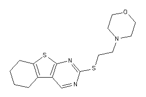 4-[2-(5,6,7,8-tetrahydrobenzothiopheno[2,3-d]pyrimidin-2-ylthio)ethyl]morpholine