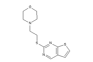 4-[2-(thieno[2,3-d]pyrimidin-2-ylthio)ethyl]morpholine