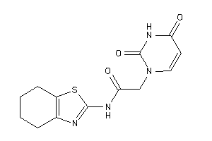 2-(2,4-diketopyrimidin-1-yl)-N-(4,5,6,7-tetrahydro-1,3-benzothiazol-2-yl)acetamide