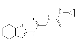 2-(cyclopropylcarbamoylamino)-N-(4,5,6,7-tetrahydro-1,3-benzothiazol-2-yl)acetamide