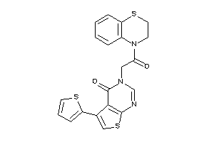 3-[2-(2,3-dihydro-1,4-benzothiazin-4-yl)-2-keto-ethyl]-5-(2-thienyl)thieno[2,3-d]pyrimidin-4-one