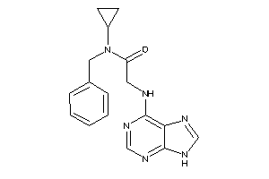 N-benzyl-N-cyclopropyl-2-(9H-purin-6-ylamino)acetamide