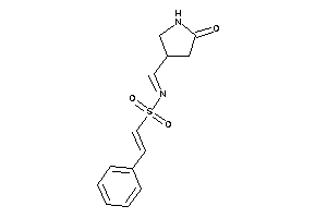 N-[(5-ketopyrrolidin-3-yl)methylene]-2-phenyl-ethenesulfonamide