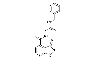 N-[2-(benzylamino)-2-keto-ethyl]-3-keto-1,2-dihydropyrazolo[3,4-b]pyridine-4-carboxamide