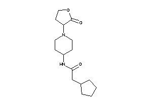 2-cyclopentyl-N-[1-(2-ketotetrahydrofuran-3-yl)-4-piperidyl]acetamide