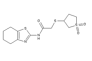 2-[(1,1-diketothiolan-3-yl)thio]-N-(4,5,6,7-tetrahydro-1,3-benzothiazol-2-yl)acetamide