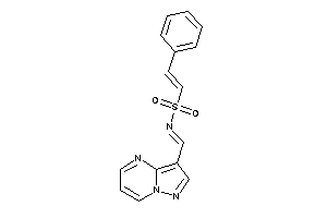 2-phenyl-N-(pyrazolo[1,5-a]pyrimidin-3-ylmethylene)ethenesulfonamide