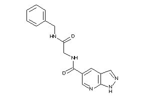 N-[2-(benzylamino)-2-keto-ethyl]-1H-pyrazolo[3,4-b]pyridine-5-carboxamide