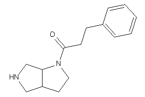 1-(3,3a,4,5,6,6a-hexahydro-2H-pyrrolo[2,3-c]pyrrol-1-yl)-3-phenyl-propan-1-one