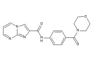 N-[4-(morpholine-4-carbonyl)phenyl]imidazo[1,2-a]pyrimidine-2-carboxamide