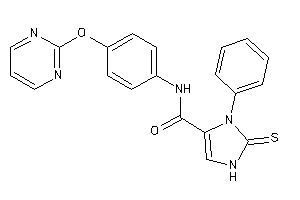 3-phenyl-N-[4-(2-pyrimidyloxy)phenyl]-2-thioxo-4-imidazoline-4-carboxamide